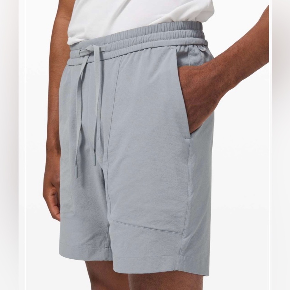 🍋Women’s Lululemon Bowline Short 8" Ripstop Size L Rhino Grey M7ARQS🍋
